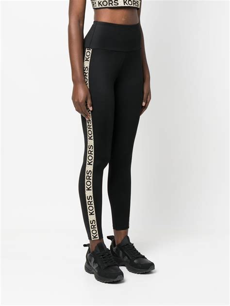 michael kors logo tights|michael kors denim leggings.